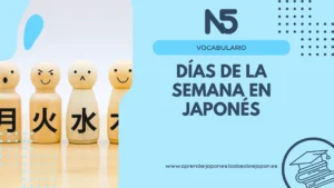 días de la semana en japonés